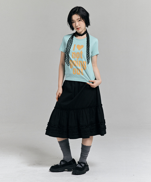 AWESOME STUDIO（オーサムスタジオ）の「スタードットレタリングTシャツピスタチオ（Tシャツ/カットソー・レディース・ミント・FREE）」の4枚目の写真
