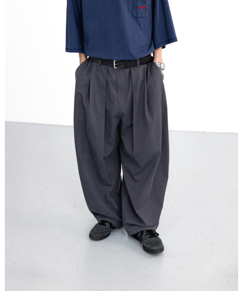 ANGLAN(アングラン)の「Overtuck Balloon Pants - Grey(その他パンツ・メンズ・その他・ONE SIZE)」の8枚目の写真