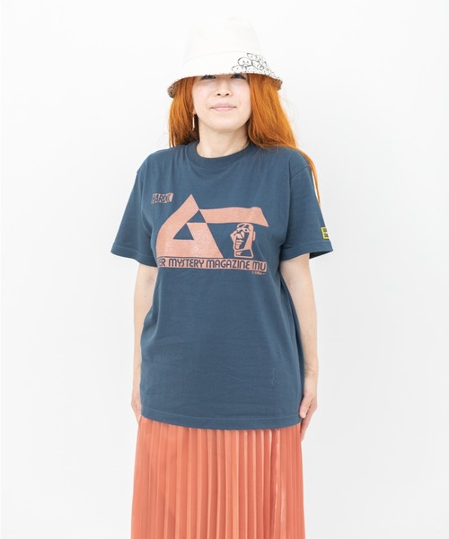 ハードコアチョコレート（ハードコアチョコレート）の「月刊 ムー オフィシャルTシャツ（Tシャツ/カットソー・メンズ・グレー・LARGE/XX-LARGE/X-LARGE）」の6枚目の写真
