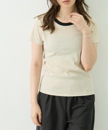 [GOOD PEOPLE GOOD STITCHING GOOD PRODUCT/グッドピープル グッドステッチング グッドプロダクト]Contrast Trim Short Sleeve T