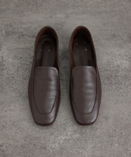 SALON adam et rope'(サロン アダム エ ロペ)の「【W S(ドゥーブル)】ソフトレザーローファー(ローファー・レディース・ブラック/ダークブラウン・37.5/36.5/37/36)」の4枚目の写真