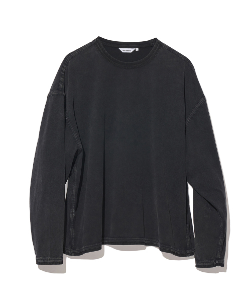 PARTIMENTO(パルティメント)の「VTG ウォッシュドバインディングロングスリーブブラック(Tシャツ/カットソー・メンズ・その他・MEDIUM/LARGE)」の1枚目の写真
