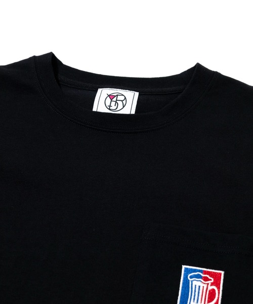 go slow caravan(ゴースローキャラバン)の「YOIDORE/酔いどれ ビールパラダイス TEE(Tシャツ/カットソー・メンズ・パープル/ブラック・X-LARGE/LARGE/MEDIUM)」の3枚目の写真