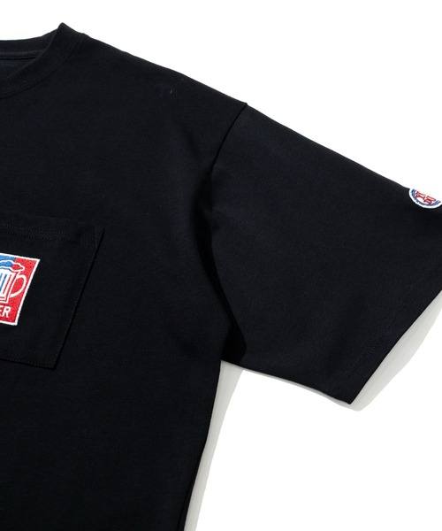 go slow caravan(ゴースローキャラバン)の「YOIDORE/酔いどれ ビールパラダイス TEE(Tシャツ/カットソー・メンズ・パープル/ブラック・X-LARGE/LARGE/MEDIUM)」の5枚目の写真
