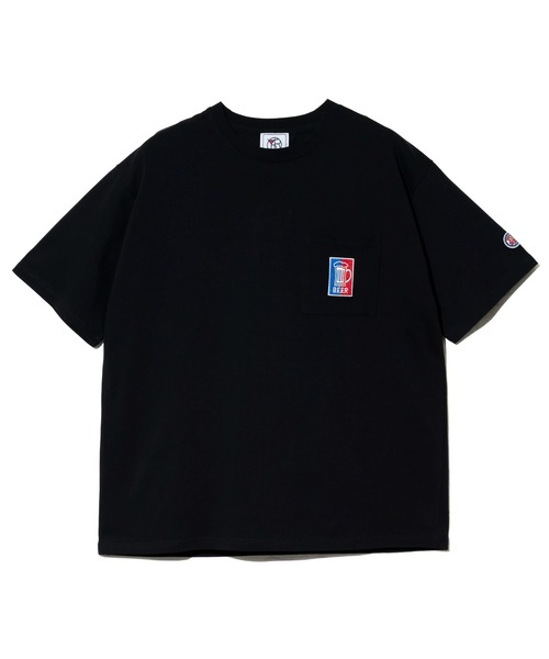 go slow caravan(ゴースローキャラバン)の「YOIDORE/酔いどれ ビールパラダイス TEE(Tシャツ/カットソー・メンズ・パープル/ブラック・X-LARGE/LARGE/MEDIUM)」の9枚目の写真