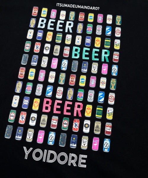 go slow caravan(ゴースローキャラバン)の「YOIDORE/酔いどれ ビールパラダイス TEE(Tシャツ/カットソー・メンズ・パープル/ブラック・X-LARGE/LARGE/MEDIUM)」の11枚目の写真