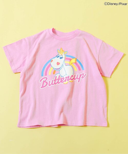 Disney(ディズニー)の「ディズニーキャラクター トイ・ストーリー/カラバリTシャツ(Tシャツ/カットソー・キッズ・イエロー/チャコール/ピンク/ブルー/レッド・120/130/140/80/90/110/100)」の4枚目の写真