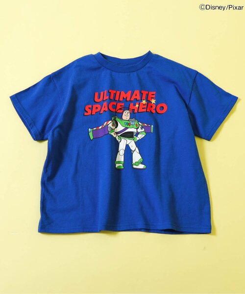 Disney(ディズニー)の「ディズニーキャラクター トイ・ストーリー/カラバリTシャツ(Tシャツ/カットソー・キッズ・イエロー/チャコール/ピンク/ブルー/レッド・120/130/140/80/90/110/100)」の3枚目の写真