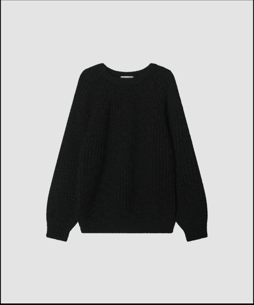 THE LILLE（ザ リル）の「Popcorn Round Knit_Black（ニット/セーター・レディース・その他・FREE）」の2枚目の写真