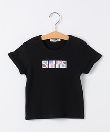SHIPS | SHIPS KIDS:80~90cm /ブロックフォント ロゴ Tシャツ(Tシャツ/カットソー)