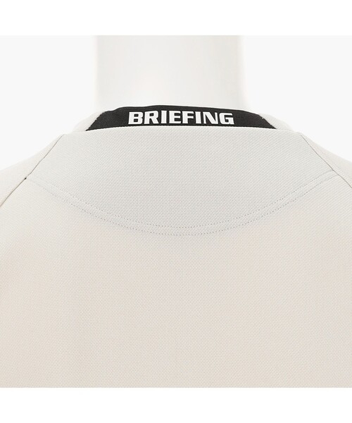 BRIEFING(ブリーフィング)の「【BRIEFING GOLF/ブリーフィングゴルフ】 MS STITCHED 3D LOGO CREWNECK TOP(Tシャツ/カットソー・メンズ・ブラック・L)」の12枚目の写真