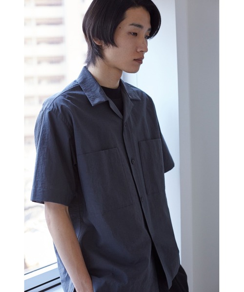 YLEVE 半袖シャツ 24ss ブラック YLEVE｜イレーヴのシャツ/ブラウス（半袖）通販 - ZOZOTOWN