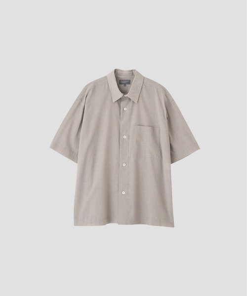 MARGARET HOWELL(マーガレットハウエル)の「COTTON WOOL VOILE(シャツ/ブラウス・メンズ・ライトグレー/チャコール・SMALL/MEDIUM/LARGE)」の8枚目の写真
