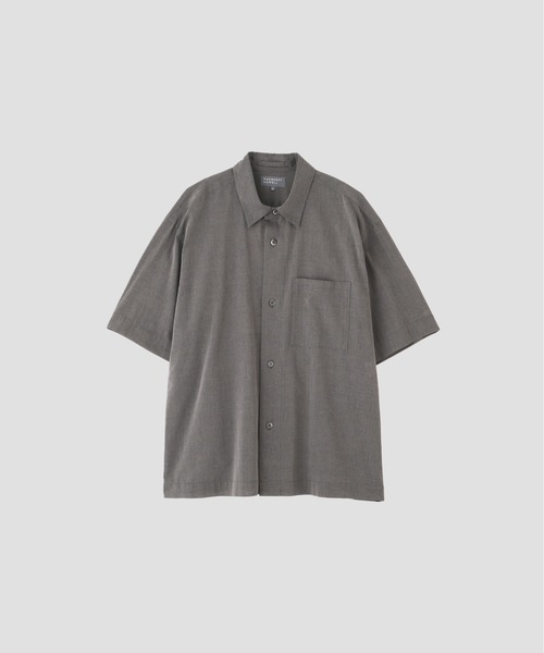 MARGARET HOWELL(マーガレットハウエル)の「COTTON WOOL VOILE(シャツ/ブラウス・メンズ・ライトグレー/チャコール・SMALL/MEDIUM/LARGE)」の10枚目の写真