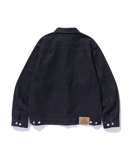 XLARGE(エクストララージ)の「EMB DENIM JACKET(ブルゾン・メンズ・ライトインディゴブルー/インディゴブルー/ブラック・L/M/S/XL)」の8枚目の写真