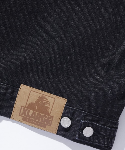 XLARGE(エクストララージ)の「EMB DENIM JACKET(ブルゾン・メンズ・ライトインディゴブルー/インディゴブルー/ブラック・L/M/S/XL)」の12枚目の写真