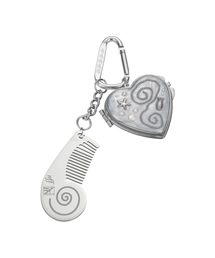 NFF（エヌエフエフ）の「diving heart mirror keyring-silver（キーケース/キーアクセサリー）」
