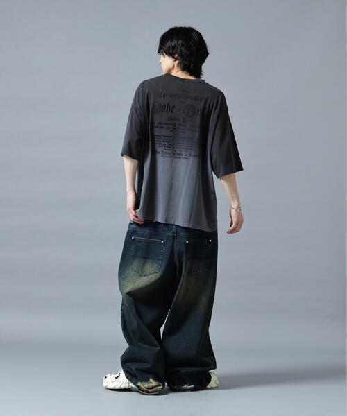 DANKE SCHON（ダンケシェーン）の「DankeSchon/ダンケシェーン/GRADATION RHINESTONE M（Tシャツ/カットソー・レディース・ブラウン/ブラック・M/L）」の5枚目の写真