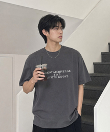 COORD オーバーサイズ 半袖Tシャツ [チャコール]