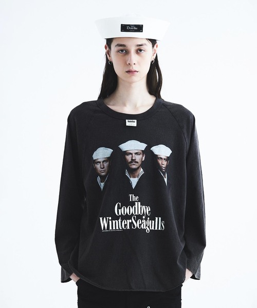 DAIRIKU(ダイリク)の「DAIRIKU / ダイリク "The Winter Seaguls" Tour Raglan(Tシャツ/カットソー・メンズ・ブラック・MEDIUM/LARGE)」の4枚目の写真