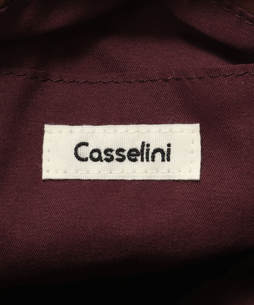 Casselini(キャセリーニ)の「Casselini / キャセリーニ ウェーブギャザートート(トートバッグ・レディース・ブラウン/ブラック・FREE)」の10枚目の写真