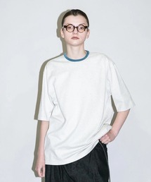 my beautiful landlet | 【my beautiful landlet】 COTTON VELOUR RINGER T-SHIRT(Tシャツ/カットソー)