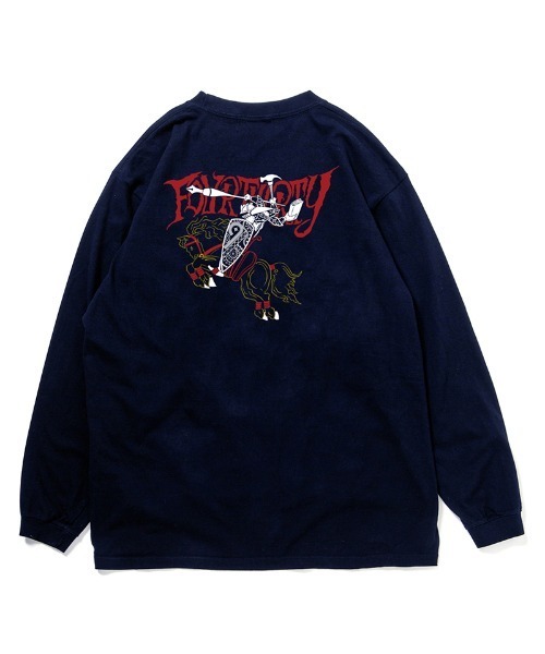 430(フォーサーティ)の「mlt5798-TF ZEPPELIN L-S TEE ロングスリーブTシャツ(26-199)(Tシャツ/カットソー・メンズ・ブラック/ホワイト/アッシュ/ネイビー/スミクロ/グリーン・1/2/3/0)」の6枚目の写真