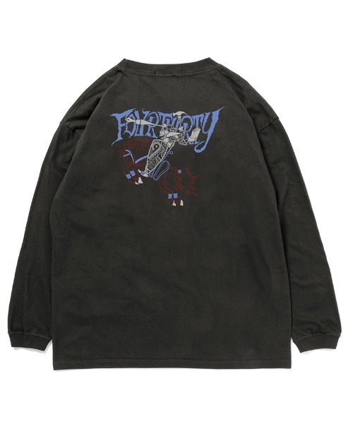 430(フォーサーティ)の「mlt5798-TF ZEPPELIN L-S TEE ロングスリーブTシャツ(26-199)(Tシャツ/カットソー・メンズ・ブラック/ホワイト/アッシュ/ネイビー/スミクロ/グリーン・1/2/3/0)」の3枚目の写真