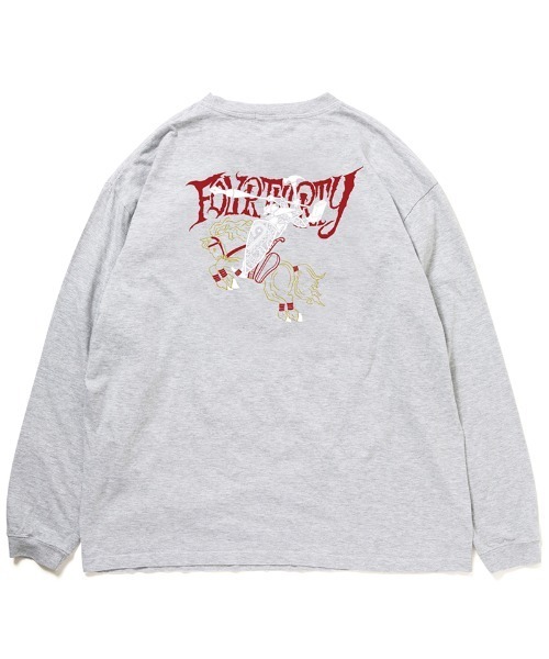 430(フォーサーティ)の「mlt5798-TF ZEPPELIN L-S TEE ロングスリーブTシャツ(26-199)(Tシャツ/カットソー・メンズ・ブラック/ホワイト/アッシュ/ネイビー/スミクロ/グリーン・1/2/3/0)」の4枚目の写真
