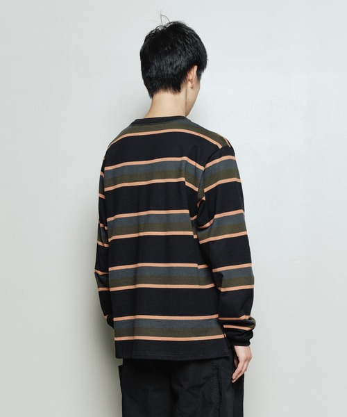 bal(バル)の「bal-STRIPE JERSEY LS TEE(Tシャツ/カットソー・メンズ・ブルー/ブラック・3/2/1)」の4枚目の写真