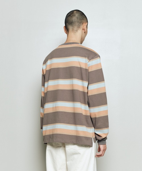 bal(バル)の「bal-STRIPE JERSEY LS TEE(Tシャツ/カットソー・メンズ・ブルー/ブラック・3/2/1)」の7枚目の写真