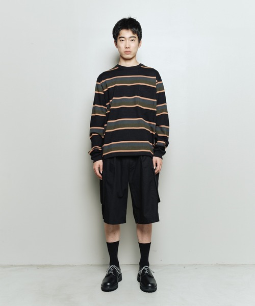 bal(バル)の「bal-STRIPE JERSEY LS TEE(Tシャツ/カットソー・メンズ・ブルー/ブラック・3/2/1)」の16枚目の写真