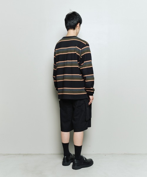 bal(バル)の「bal-STRIPE JERSEY LS TEE(Tシャツ/カットソー・メンズ・ブルー/ブラック・3/2/1)」の18枚目の写真