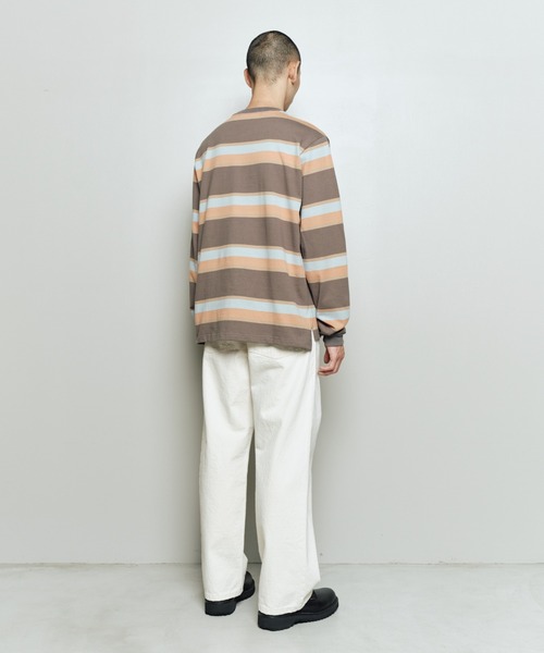 bal(バル)の「bal-STRIPE JERSEY LS TEE(Tシャツ/カットソー・メンズ・ブルー/ブラック・3/2/1)」の21枚目の写真