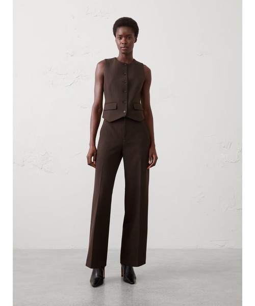 BANANA REPUBLIC FACTORY STORE(バナナリパブリック ファクトリーストア)の「BANANA REPUBLIC FACTORY STORE ダブルウィーブベスト(ベスト・レディース・グレー/ブラウン・4/2/0/8/6)」の8枚目の写真