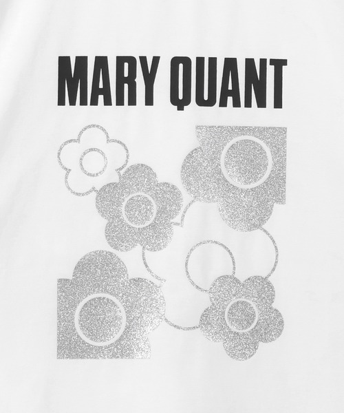 MARY QUANT(マリークワント)の「ラメデイジー Tシャツ(Tシャツ/カットソー・レディース・ブラック/ホワイト/ピンク・M)」の6枚目の写真