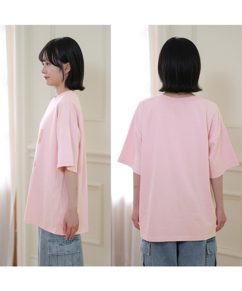 MARY QUANT(マリークワント)の「ラメデイジー Tシャツ(Tシャツ/カットソー・レディース・ブラック/ホワイト/ピンク・M)」の14枚目の写真