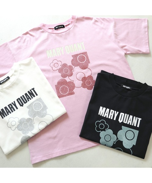 MARY QUANT(マリークワント)の「ラメデイジー Tシャツ(Tシャツ/カットソー・レディース・ブラック/ホワイト/ピンク・M)」の9枚目の写真