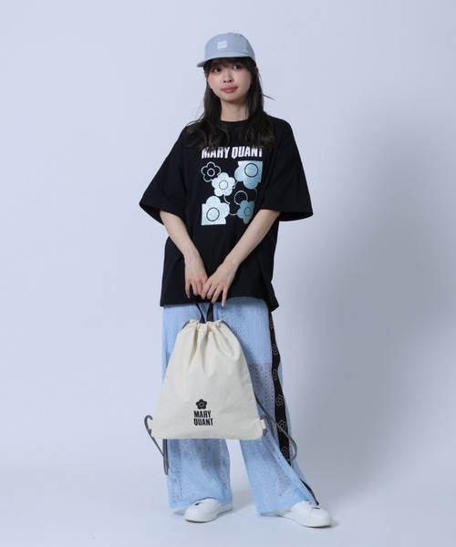 MARY QUANT(マリークワント)の「ラメデイジー Tシャツ(Tシャツ/カットソー・レディース・ブラック/ホワイト/ピンク・M)」の19枚目の写真