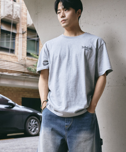 Pendulum(ペンデュラム)の「シグネチャーバックロゴ半袖Tシャツ LR2TU254_MELANGE GREY(Tシャツ/カットソー・メンズ・その他・95/100/105)」の4枚目の写真