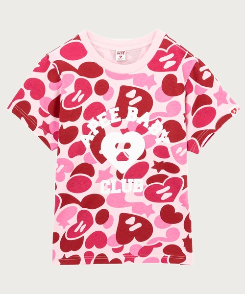 APEE BY A BATHING APE(エイピーバイアベイシングエイプ)の「CAMO PRINTED TEE(Tシャツ/カットソー・レディース・ブルー/ピンク/パープル・X-SMALL/SMALL)」の1枚目の写真