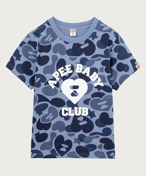 APEE BY A BATHING APE(エイピーバイアベイシングエイプ)の「CAMO PRINTED TEE(Tシャツ/カットソー・レディース・ブルー/ピンク/パープル・X-SMALL/SMALL)」の2枚目の写真