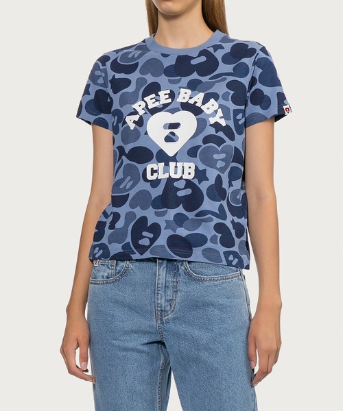 APEE BY A BATHING APE(エイピーバイアベイシングエイプ)の「CAMO PRINTED TEE(Tシャツ/カットソー・レディース・ブルー/ピンク/パープル・X-SMALL/SMALL)」の8枚目の写真