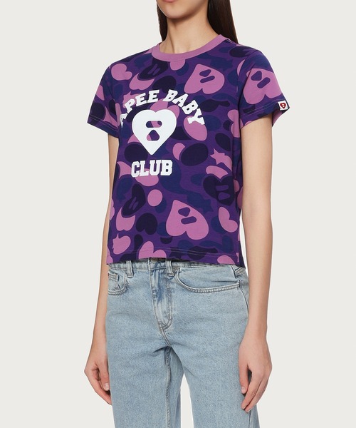 APEE BY A BATHING APE(エイピーバイアベイシングエイプ)の「CAMO PRINTED TEE(Tシャツ/カットソー・レディース・ブルー/ピンク/パープル・X-SMALL/SMALL)」の9枚目の写真