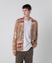 PENDLETON（ペンドルトン）の「マルチジャガード Vネックカーディガン（カーディガン/ボレロ）」