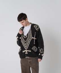 PENDLETON（ペンドルトン）の「マルチジャガード Vネックカーディガン（カーディガン/ボレロ）」