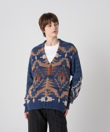 PENDLETON（ペンドルトン）の「マルチジャガード Vネックカーディガン（カーディガン/ボレロ）」