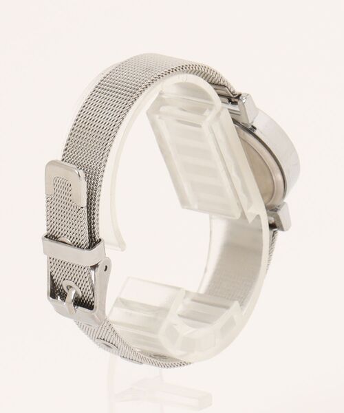 Burner（バーナー）の「【lux sea jewelry（ラックス・シー・ジュエリー）】メッシュベルト ラウンド腕時計 lux-anawatch-13-6（アナログ腕時計・レディース・ホワイト/ブラック/ブラック系その他/ホワイト系その他2/ホワイト系その他・FREE）」の6枚目の写真