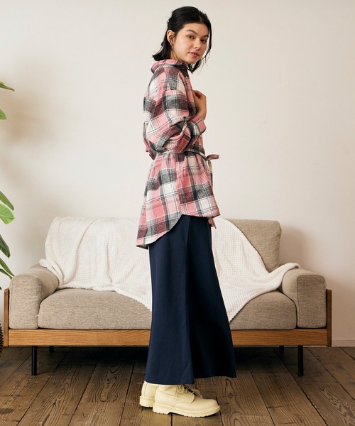 RIKKA FEMME（リッカファム）の「RIKKA FEMME/リッカファム ロングスカート スウェット 裏毛 ウエストゴム カットソーマーメイド RF6F-3503（スカート・レディース・ホワイト・FREE）」の17枚目の写真