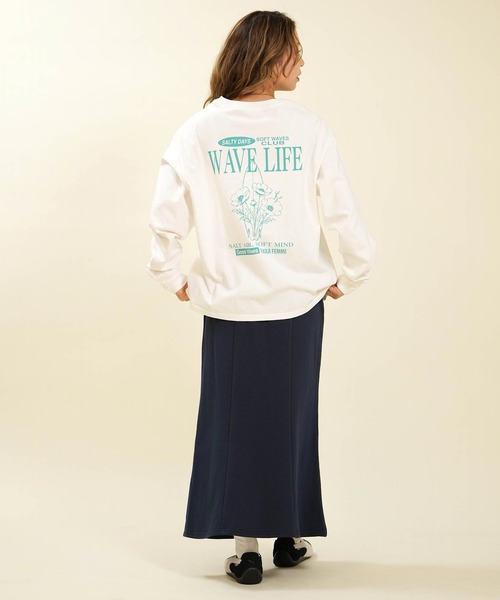 RIKKA FEMME（リッカファム）の「RIKKA FEMME/リッカファム ロングスカート スウェット 裏毛 ウエストゴム カットソーマーメイド RF6F-3503（スカート・レディース・ホワイト・FREE）」の20枚目の写真